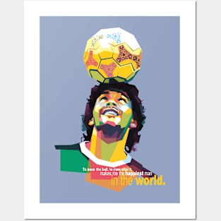 Football Legend Posters and Art